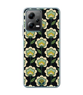 Funda para [ POCO X5 5G ] Dibujos Retro [ Planta Verde - Retro ] de Silicona Flexible