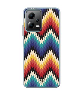 Funda para [ POCO X5 5G ] Dibujo Tendencias [ Patron Geométrico ] de Silicona Flexible