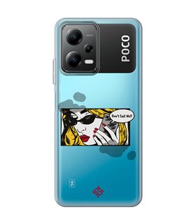 Funda para [ POCO X5 5G ] Dibujo Auténtico [ Don't Call Me - Dibujo Pop Art ] de Silicona Flexible