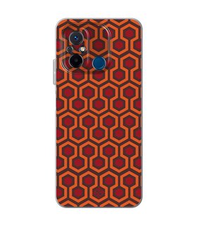 Funda para [ Xiaomi Redmi 12C ] Cine Fantástico [ Alfombra El Resplandor ] de Silicona Flexible para Smartphone