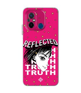 Funda para [ Xiaomi Redmi 12C ] Dibujos Frikis [ Chica Manga Reflected Truth ] de Silicona Flexible para Smartphone