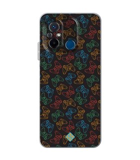 Funda para [ Xiaomi Redmi 12C ] Dibujo Gamers [ Mandos Xbox ] de Silicona Flexible para Smartphone 