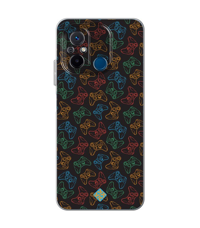 Funda para [ Xiaomi Redmi 12C ] Dibujo Gamers [ Mandos Xbox ] de Silicona Flexible para Smartphone 