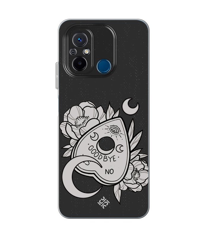 Funda para [ Xiaomi Redmi 12C ] Dibujo Gotico [ Dieza de la Ouija - Yes or No ] de Silicona Flexible