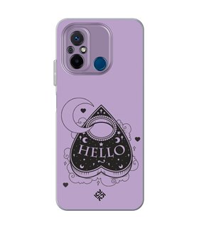 Funda para [ Xiaomi Redmi 12C ] Dibujo Gotico [ Dieza de la Ouija - Hello ] de Silicona Flexible