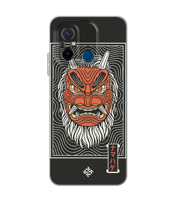 Funda para [ Xiaomi Redmi 12C ] Dibujo Japones [ Demonio Namahage Japones ] de Silicona Flexible