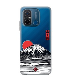 Funda para [ Xiaomi Redmi 12C ] Dibujo Japones [ Monte Fuji ] de Silicona Flexible para Smartphone 