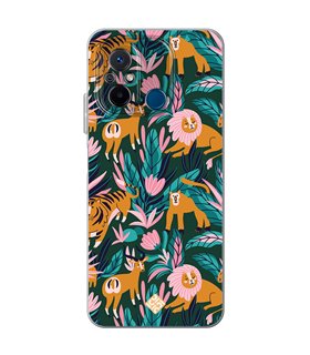 Funda para [ Xiaomi Redmi 12C ] Dibujo Mascotas [ Estampado Animales de Selva ] de Silicona Flexible