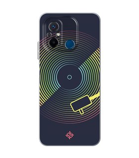 Funda para [ Xiaomi Redmi 12C ] Diseño Música [ Dibujo Disco de Vinilo ] de Silicona Flexible