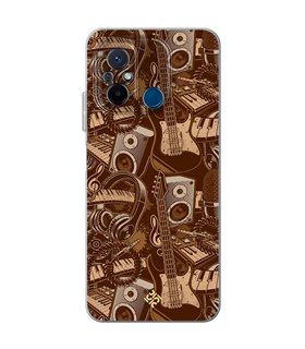 Funda para [ Xiaomi Redmi 12C ] Diseño Música [ Ilustración Instrumentos Musicales - Arte musical ] 