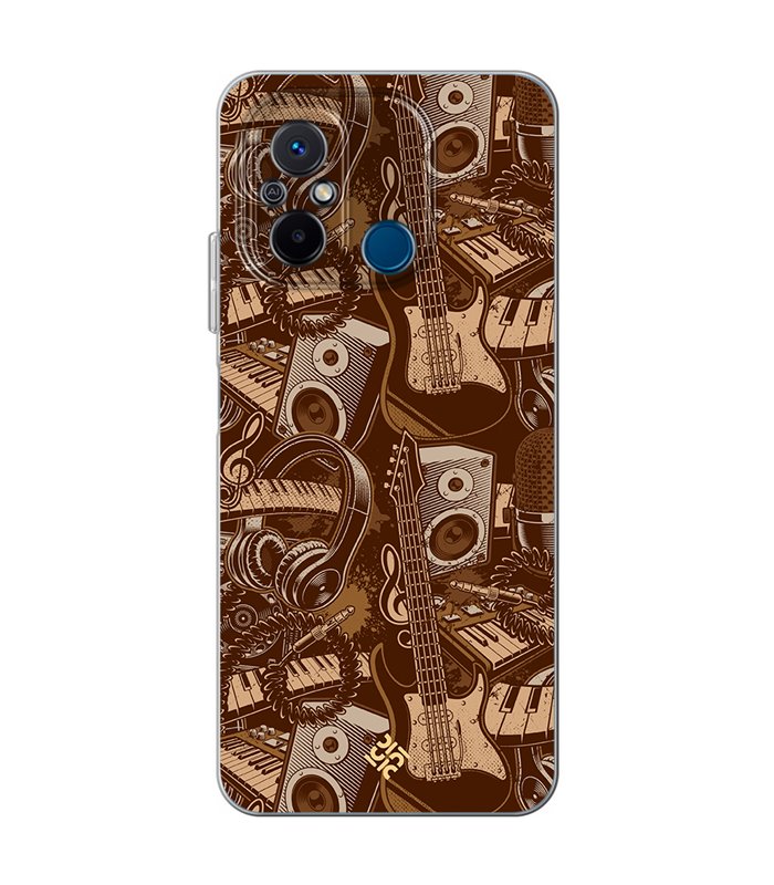 Funda para [ Xiaomi Redmi 12C ] Diseño Música [ Ilustración Instrumentos Musicales - Arte musical ] 