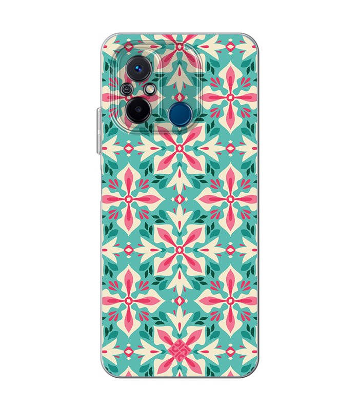 Funda para [ Xiaomi Redmi 12C ] Dibujos Retro [ Caleidoscopio ] de Silicona Flexible