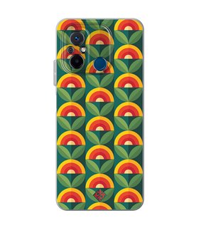 Funda para [ Xiaomi Redmi 12C ] Dibujos Retro [ Diseño Flor - Retro ] de Silicona Flexible