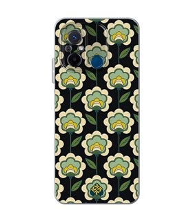 Funda para [ Xiaomi Redmi 12C ] Dibujos Retro [ Planta Verde - Retro ] de Silicona Flexible