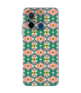 Funda para [ Xiaomi Redmi 12C ] Dibujos Retro [ Tercer Ojo - Caleidoscopio ] de Silicona Flexible