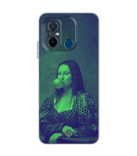 Funda para [ Xiaomi Redmi 12C ] Dibujo Auténtico [ Mona Lisa Moderna ] de Silicona Flexible para Smartphone 