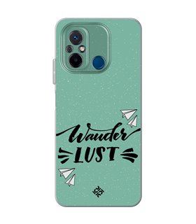 Funda para [ Xiaomi Redmi 12C ] Dibujo Auténtico [ Wander Lust ] de Silicona Flexible para Smartphone