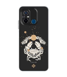 Funda para [ Xiaomi Redmi 12C ] Dibujo Zodiaco [ Signo Zodiacal - Cancer ] de Silicona Flexible para Smartphone 