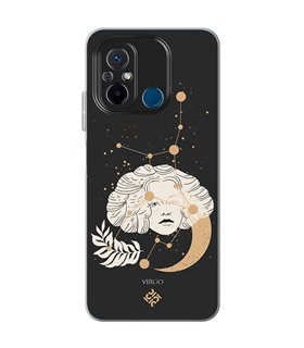 Funda para [ Xiaomi Redmi 12C ] Dibujo Zodiaco [ Signo Zodiacal - Virgo ] de Silicona Flexible para Smartphone 