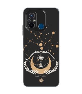 Funda para [ Xiaomi Redmi 12C ] Dibujo Zodiaco [ Signo Zodiacal - Sagitario ] de Silicona Flexible para Smartphone 