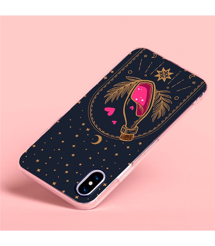 Funda Silicona Transparente para Xiaomi Redmi 12 5G diseño Plumas Dibujos