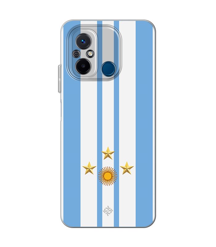 Funda para [ Xiaomi Redmi 12C ] Copa del Mundo [ Mundial Argentina 2022 ] de Silicona Flexible para Smartphone 