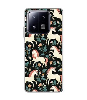 Funda para [ Xiaomi 13 Pro ] Dibujo Cute [ Fantasia de Unicornios ] de Silicona Flexible para Smartphone