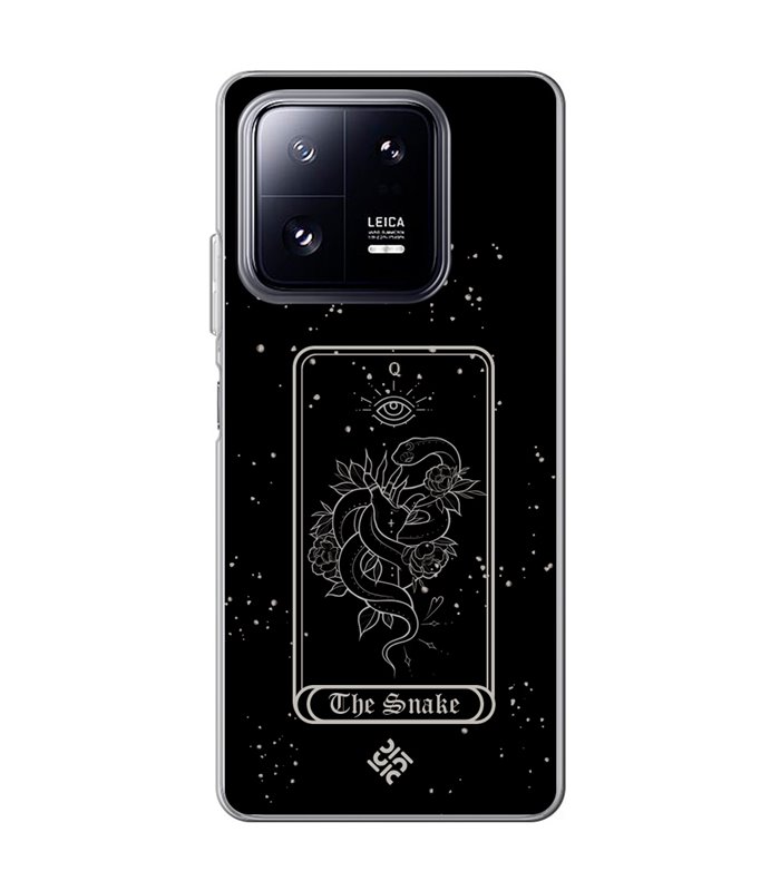 Funda para [ Xiaomi 13 Pro ] Dibujo Esotérico [ Carta del Tarot - The Snake ] de Silicona Flexible