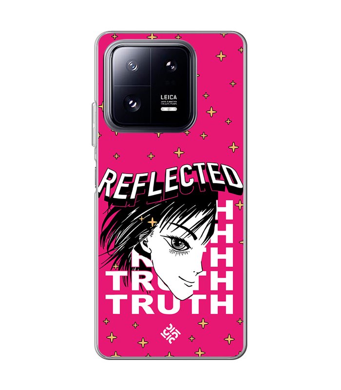 Funda para [ Xiaomi 13 Pro ] Dibujos Frikis [ Chica Manga Reflected Truth ] de Silicona Flexible para Smartphone