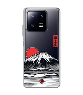 Funda para [ Xiaomi 13 Pro ] Dibujo Japones [ Monte Fuji ] de Silicona Flexible para Smartphone 