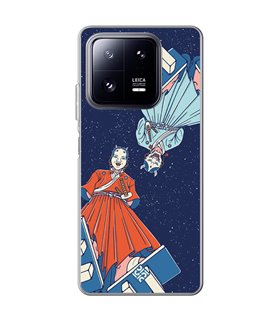 Funda para [ Xiaomi 13 Pro ] Dibujo Japones [ Los dioses Japoneses Desde Arriba ] de Silicona