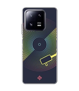 Funda para [ Xiaomi 13 Pro ] Diseño Música [ Dibujo Disco de Vinilo ] de Silicona Flexible