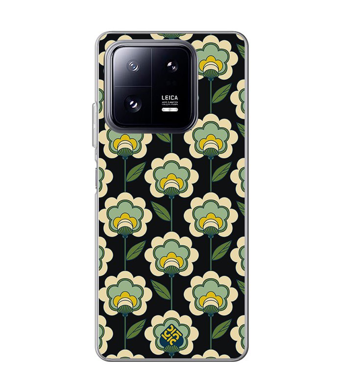 Funda para [ Xiaomi 13 Pro ] Dibujos Retro [ Planta Verde - Retro ] de Silicona Flexible