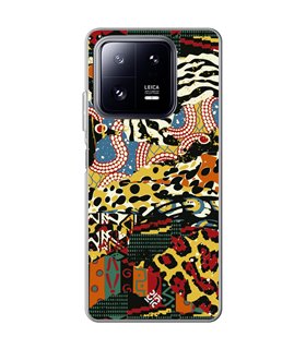 Funda para [ Xiaomi 13 Pro ] Dibujo Tendencias [ Pieles de Animales y Telas ] de Silicona