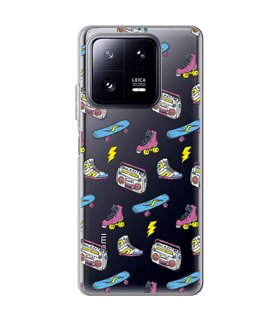 Funda para [ Xiaomi 13 Pro ] Dibujo Tendencias [ Skate Patines Años 90 ] de Silicona