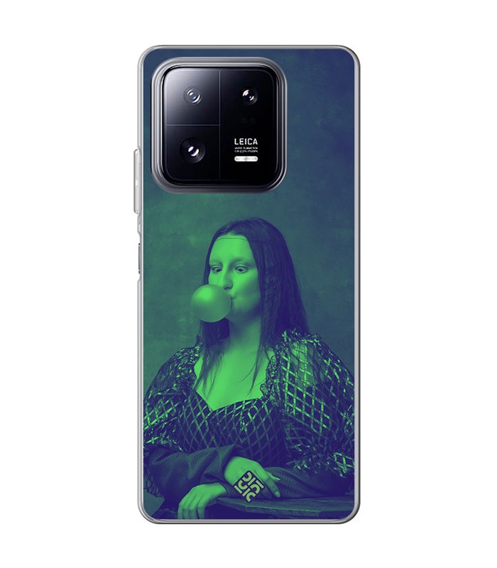 Funda para [ Xiaomi 13 Pro ] Dibujo Auténtico [ Mona Lisa Moderna ] de Silicona Flexible para Smartphone 