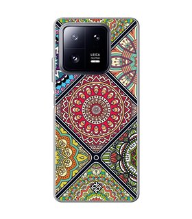 Funda para [ Xiaomi 13 Pro ] Dibujo Auténtico [ Motivos Mandala ] de Silicona Flexible para Smartphone 