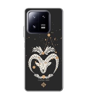 Funda para [ Xiaomi 13 Pro ] Dibujo Zodiaco [ Signo Zodiacal - Capricornio ] de Silicona Flexible para Smartphone 