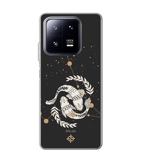 Funda para [ Xiaomi 13 Pro ] Dibujo Zodiaco [ Signo zodiacal - Picis ] de Silicona Flexible para Smartphone 