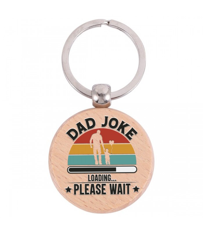 Llavero para Papá - Dad Jokes, Loading...| Redondo