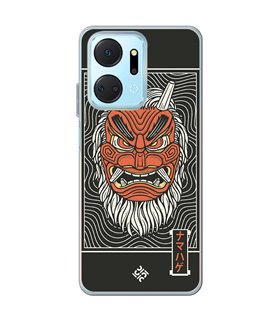 Funda para [ Honor X7A ] Dibujo Japones [ Demonio Namahage Japones ] de Silicona Flexible