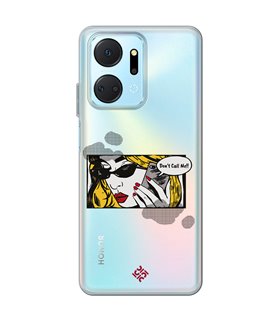 Funda para [ Honor X7A ] Dibujo Auténtico [ Don't Call Me - Dibujo Pop Art ] de Silicona Flexible