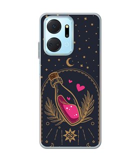 Funda para [ Honor X7A ] Amor [ Pócima de Amor ] de Silicona Flexible para Smartphone 