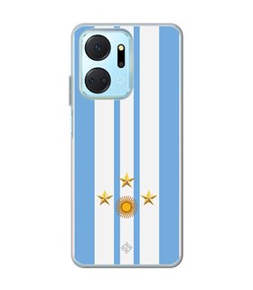 Funda para [ Honor X7A ] Copa del Mundo [ Mundial Argentina 2022 ] de Silicona Flexible para Smartphone 