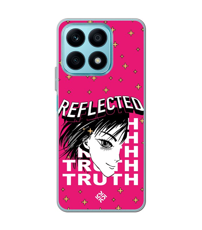 Funda para [ Honor X8A ] Dibujos Frikis [ Chica Manga Reflected Truth ] de Silicona Flexible para Smartphone