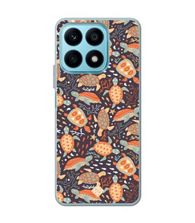 Funda para [ Honor X8A ] Dibujo Mascotas [ Estampado de Tortugas ] de Silicona