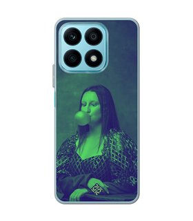 Funda para [ Honor X8A ] Dibujo Auténtico [ Mona Lisa Moderna ] de Silicona Flexible para Smartphone 