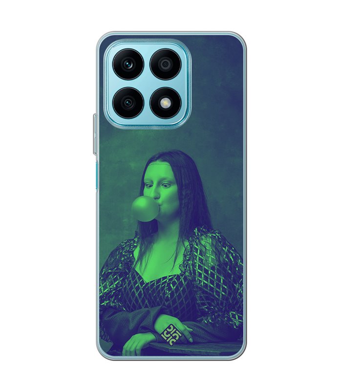 Funda para [ Honor X8A ] Dibujo Auténtico [ Mona Lisa Moderna ] de Silicona Flexible para Smartphone 