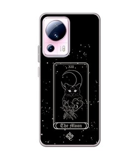 Funda para [ Xiaomi 13 Lite ] Dibujo Esotérico [ Carta del Tarot - The Moon ] de Silicona Flexible