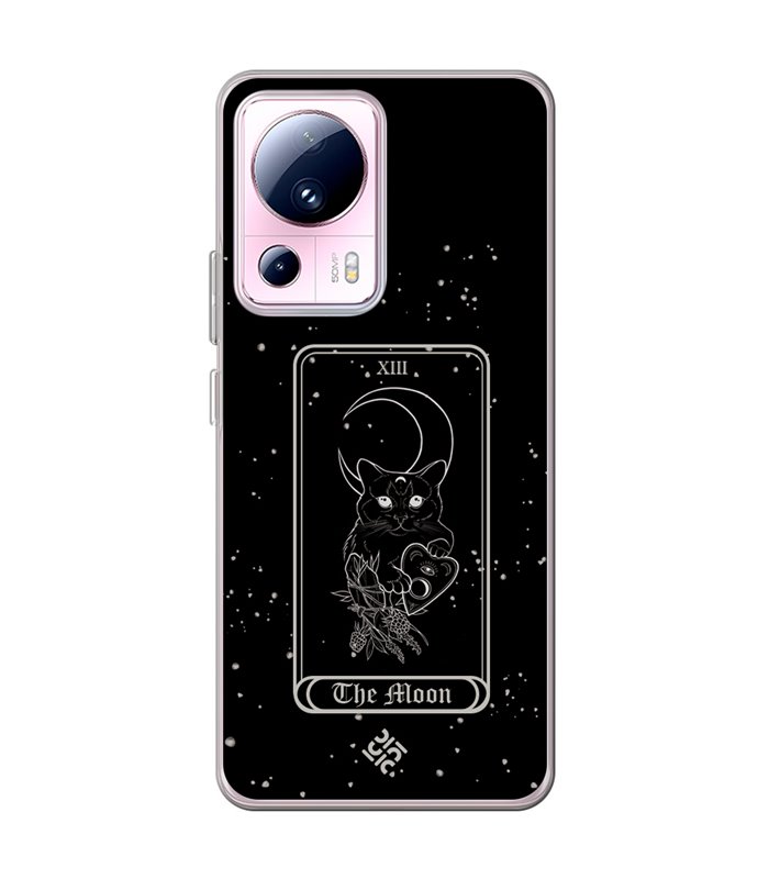 Funda para [ Xiaomi 13 Lite ] Dibujo Esotérico [ Carta del Tarot - The Moon ] de Silicona Flexible